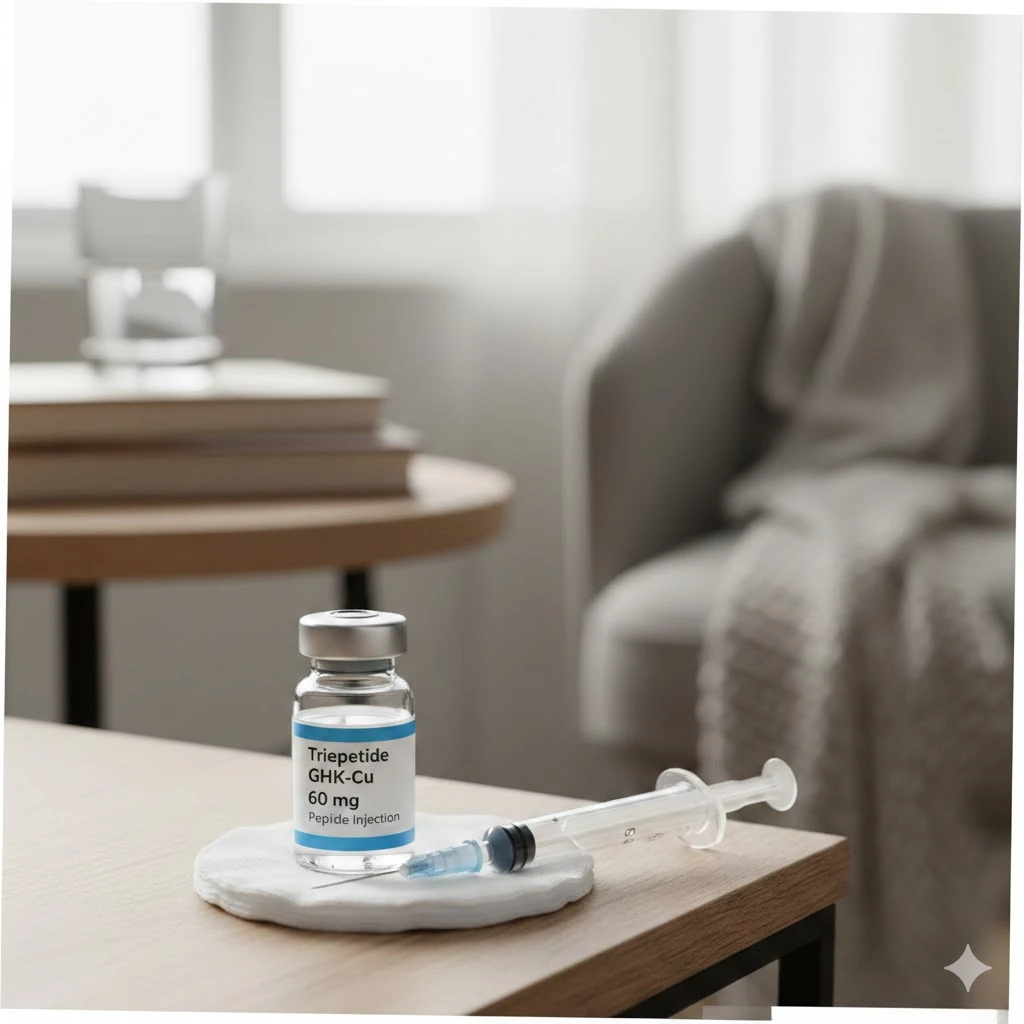 GHK-Cu Tripeptide 60 mg Peptide Injection